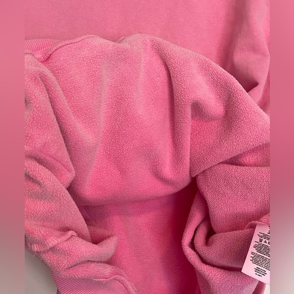 Skims RARE bubblegum pink BOYFRIEND FLEECE HOODIE- size M - Picture 5 of 7
